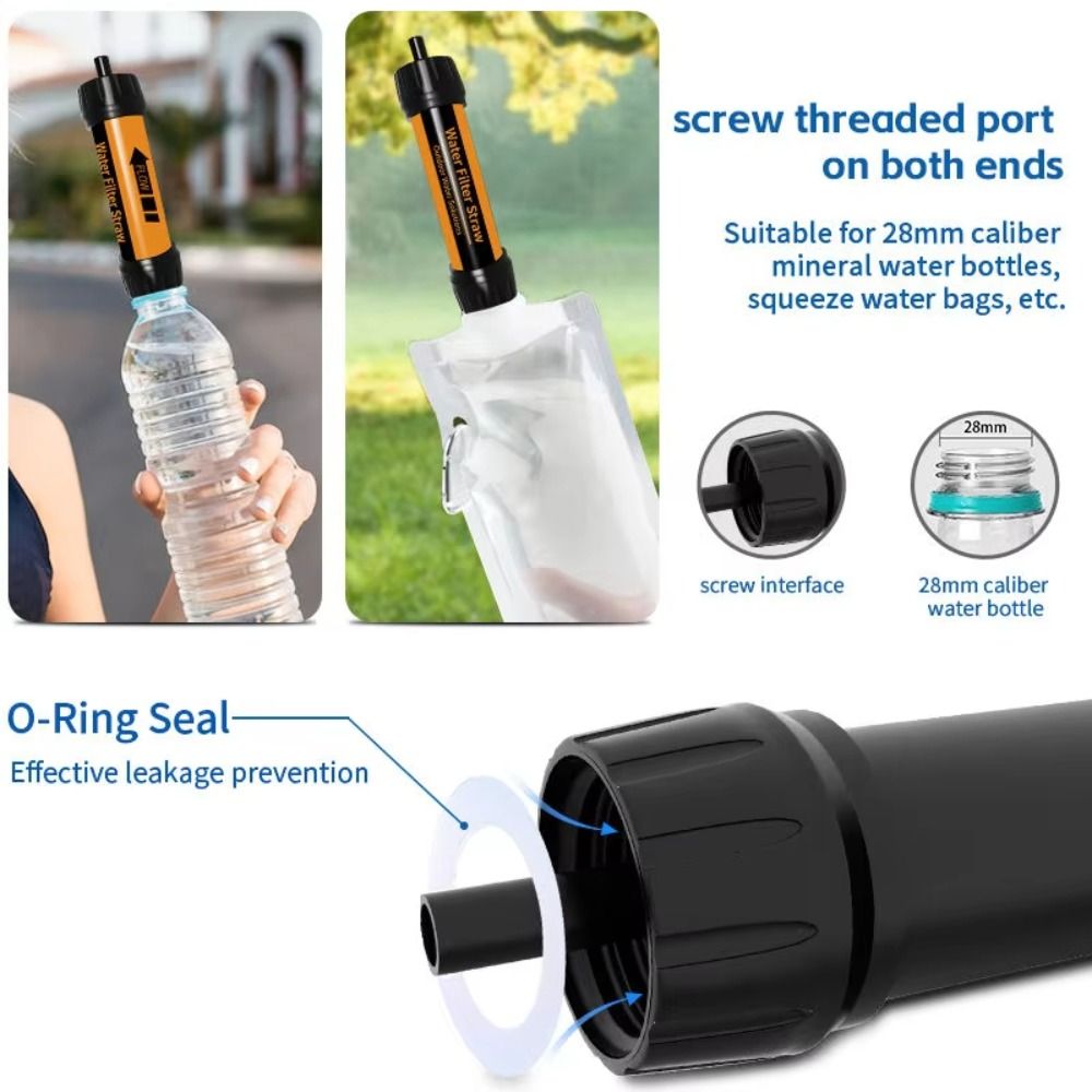 Мини-фильтр-соломинка для очис – обзор и цена Water Purification Straw