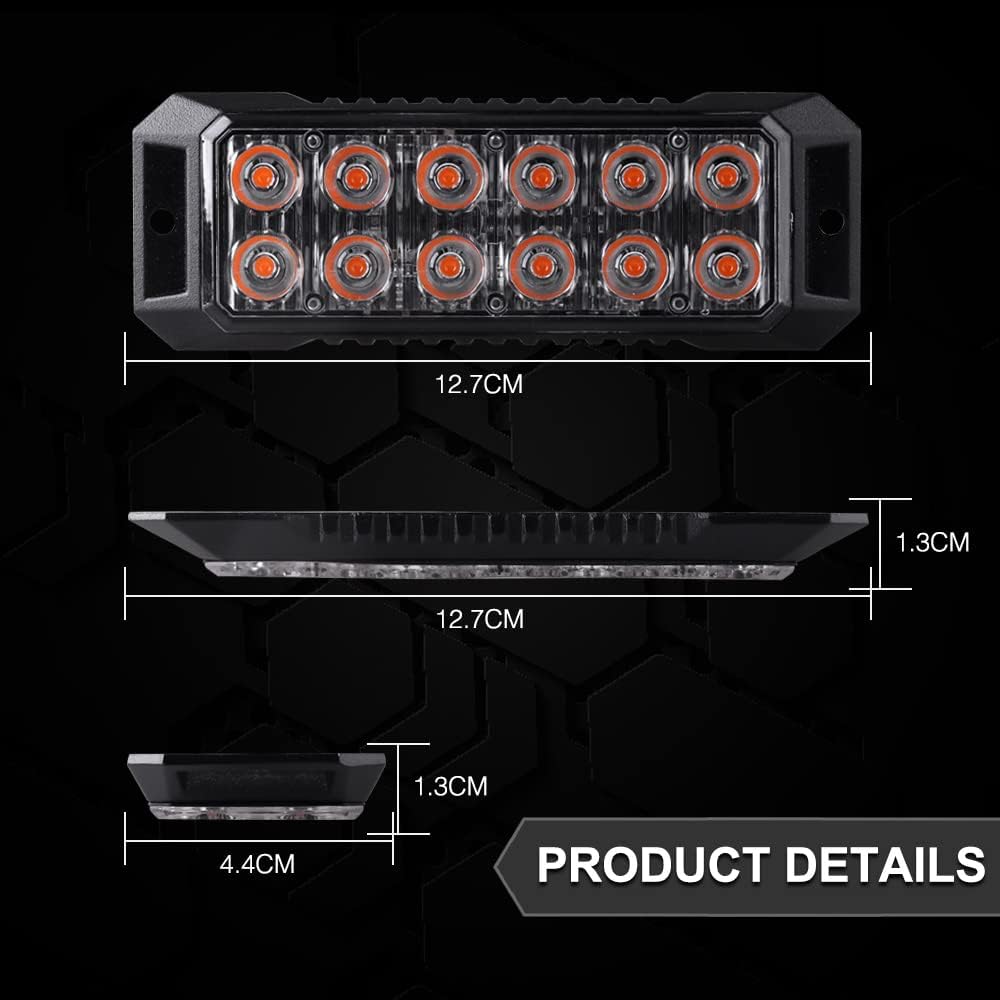 New12-LED мигающий стробоскоп  – обзор и цена Sos Light Strobe
