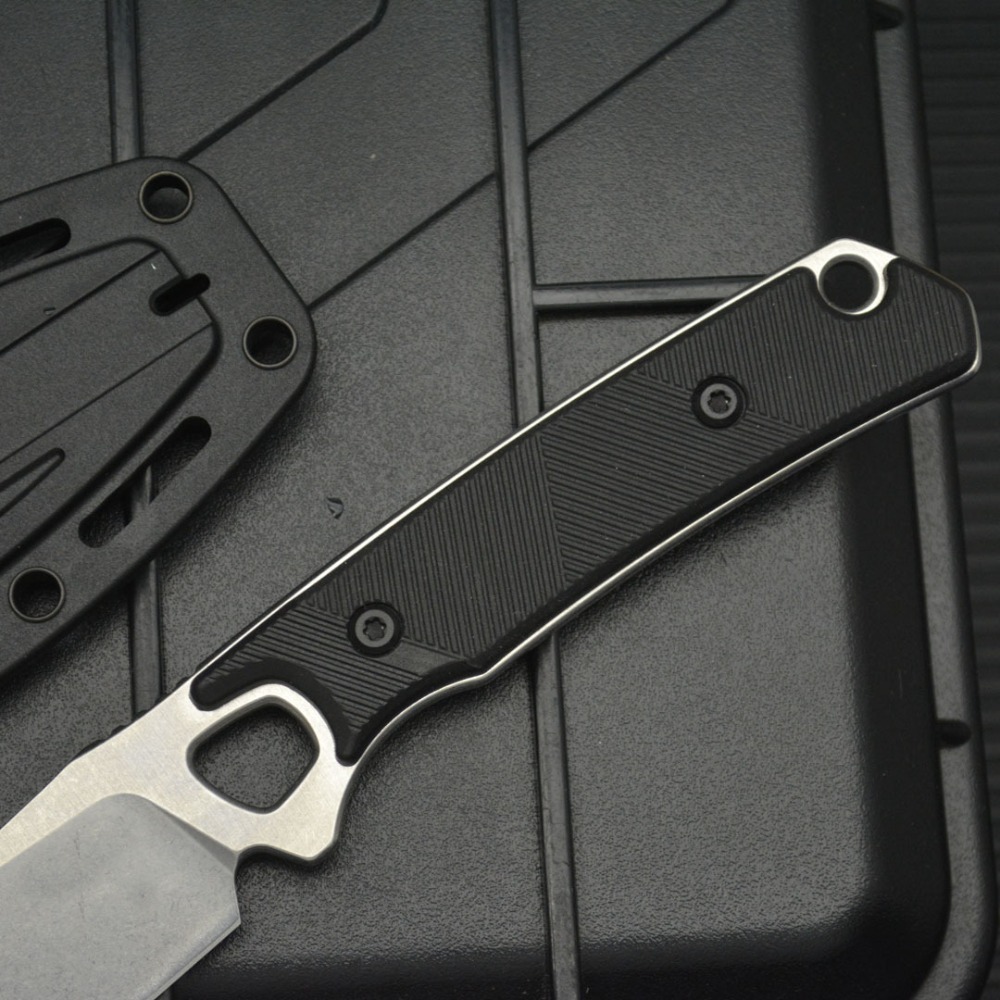 2048 EDC Прямой нож с черной р – обзор и цена Bushcraft Knife Fixed