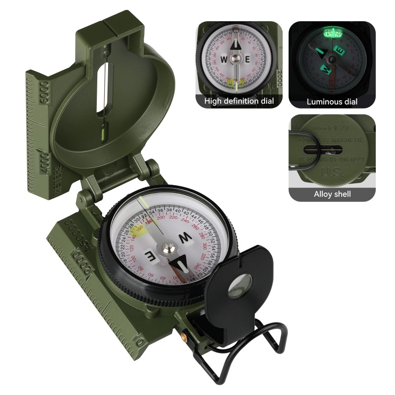 Компас военного класса, точная – обзор и цена Compass Lensatic
